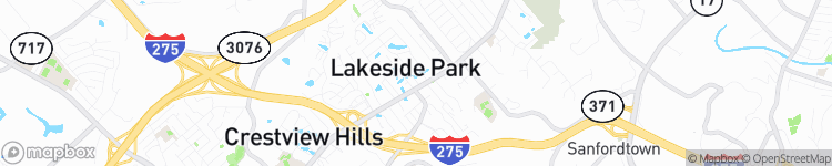 Lakeside Park - map