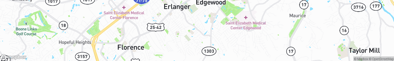 Erlanger, KY - map
