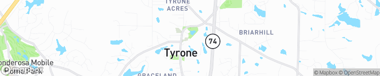 Tyrone - map