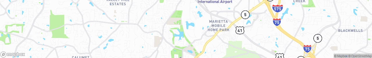 Atlanta Bonded Warehouse - map