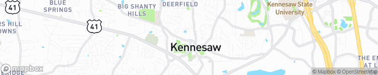Kennesaw - map