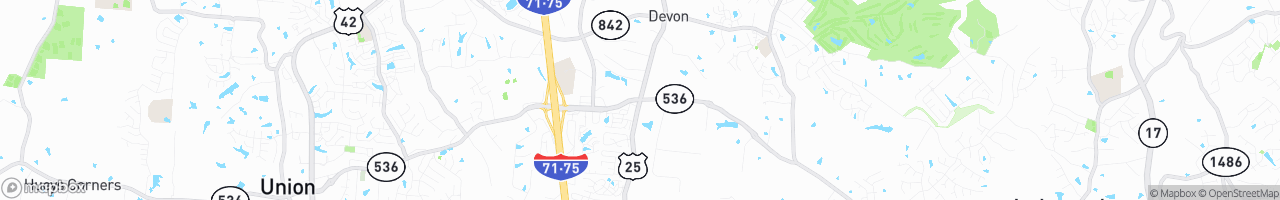 Kroger Mt Zion Distribution Center - map