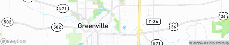 Greenville - map