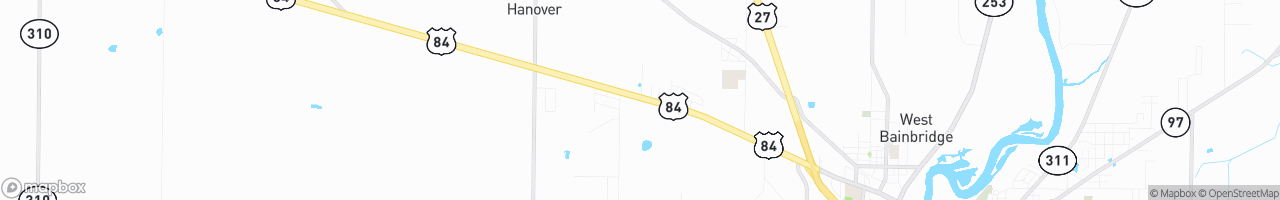Bainbridge Truck Stop - map