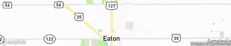 Eaton - map