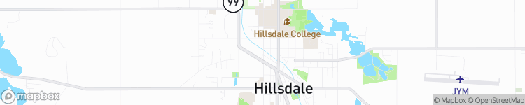 Hillsdale - map