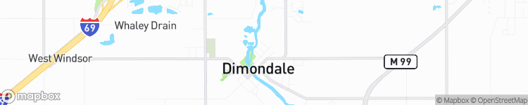 Dimondale - map