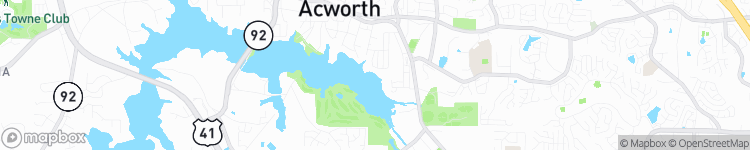 Acworth - map