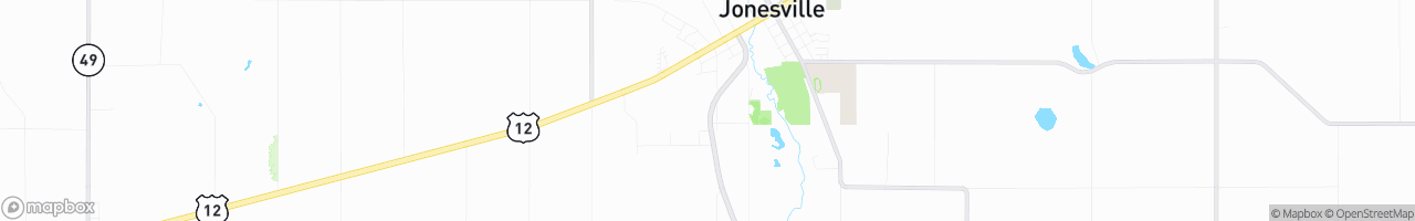 Jonesville Citgo - map