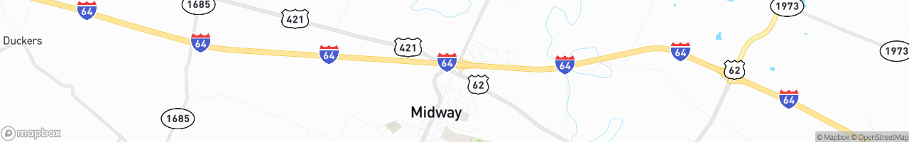 Midway Fuels - map