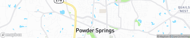 Powder Springs - map