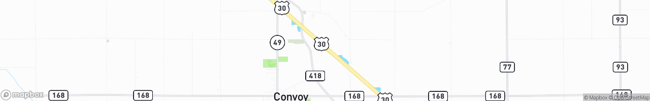 Weigh Station Convoy EB - map