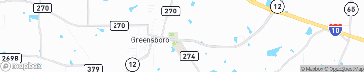 Greensboro - map