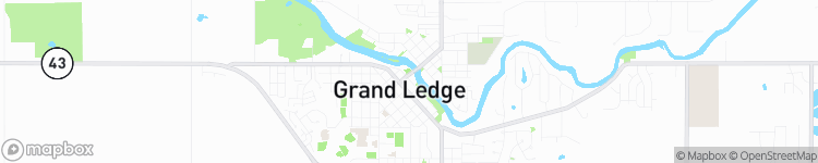 Grand Ledge - map
