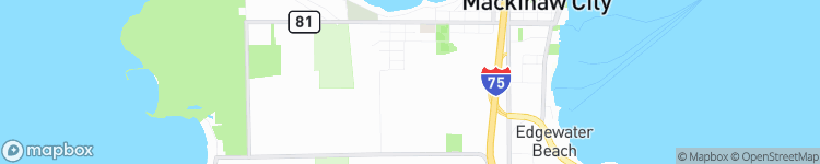 Mackinaw City - map