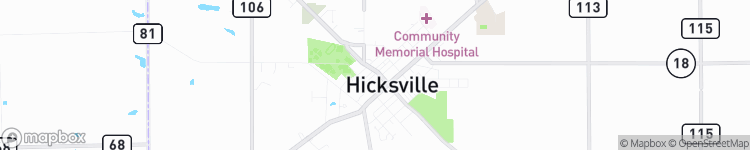Hicksville - map