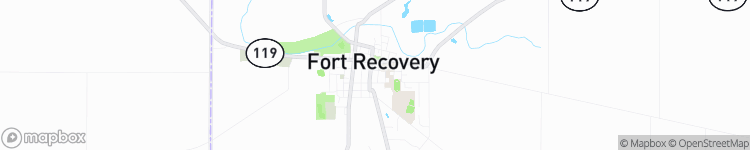 Fort Recovery - map