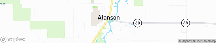 Alanson - map