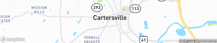Cartersville - map