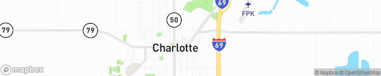 Charlotte - map