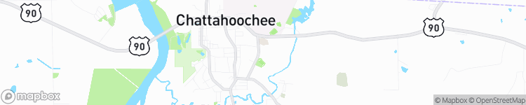 Chattahoochee - map