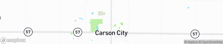 Carson City - map