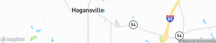 Hogansville - map