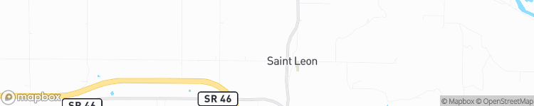 Saint Leon - map