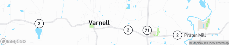 Varnell - map