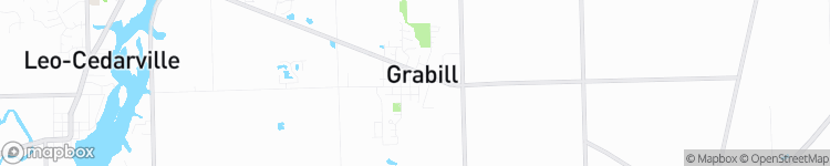 Grabill - map