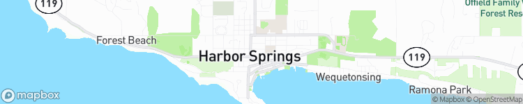 Harbor Springs - map