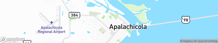 Apalachicola - map