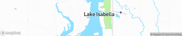 Lake Isabella - map