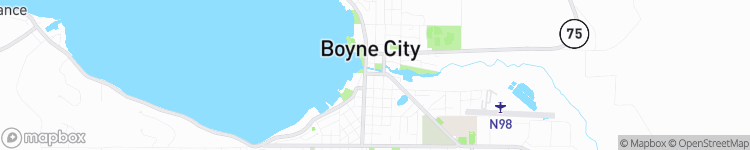 Boyne City - map