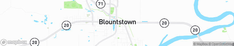 Blountstown - map