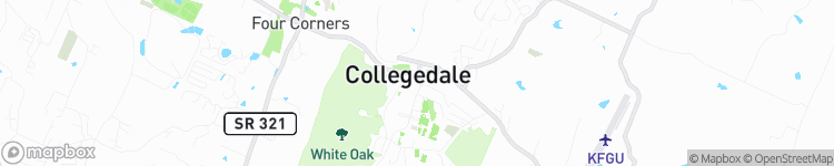 Collegedale - map