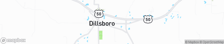 Dillsboro - map