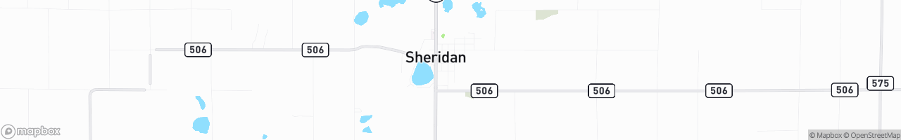 Sheridan Amoco - map