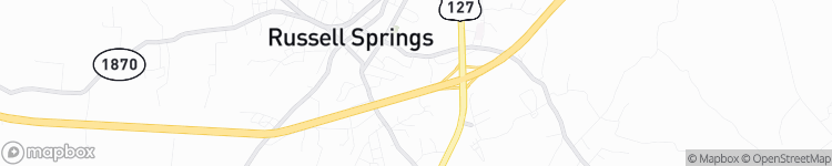 Russell Springs - map