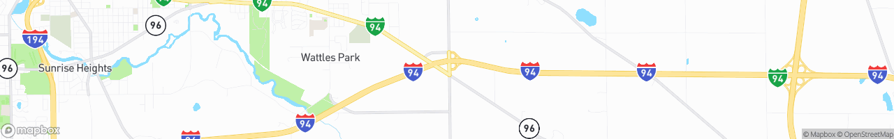 Interstate Truck Stop - map