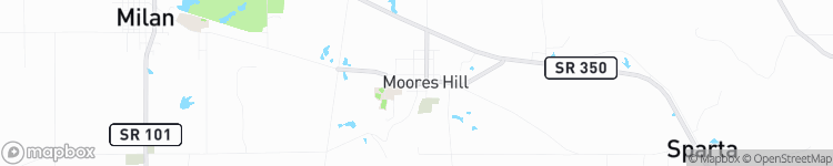 Moores Hill - map