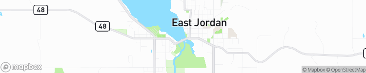East Jordan - map