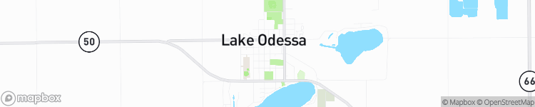 Lake Odessa - map
