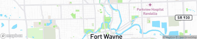 Fort Wayne - map
