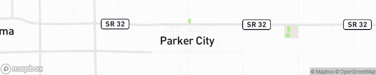 Parker City - map