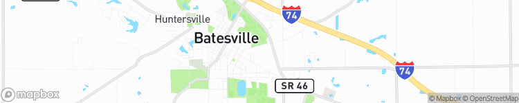 Batesville - map