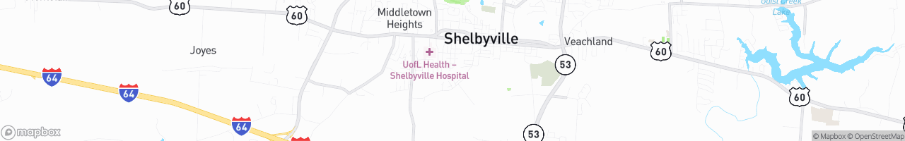 Shelbyville - map