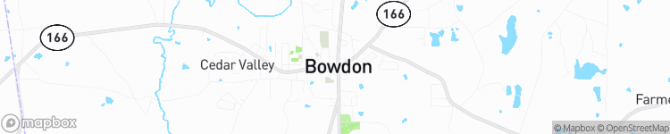 Bowdon - map