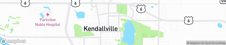 Kendallville - map