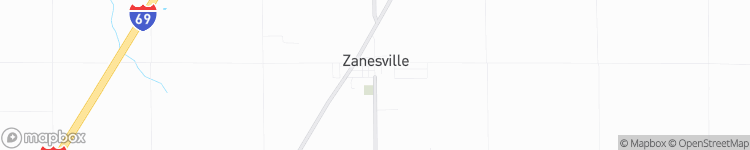 Zanesville - map